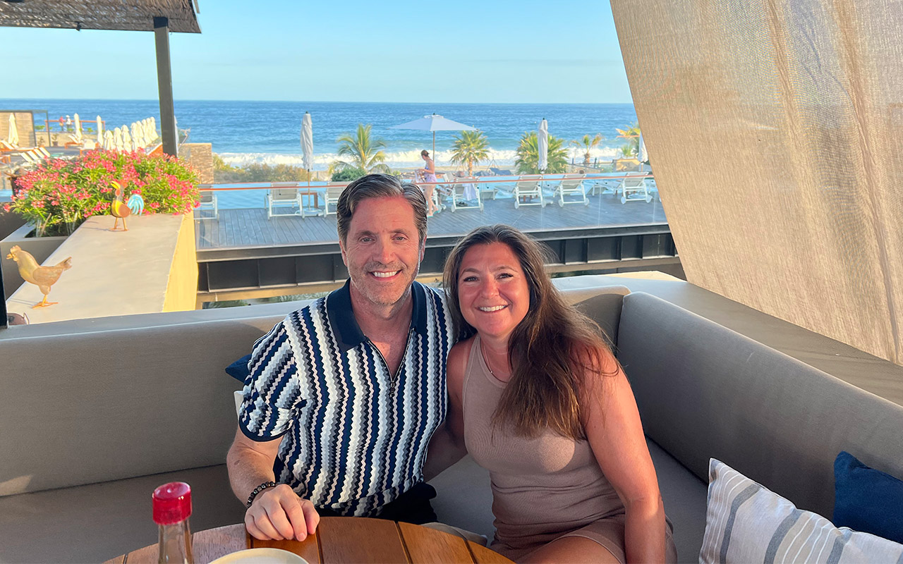 Rob and Amy Altshuler on vacation in Cabo San Lucas